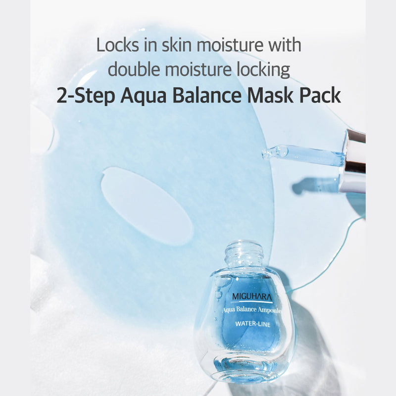  2 Step Aqua Balance Mask Pack - Korean-Skincare