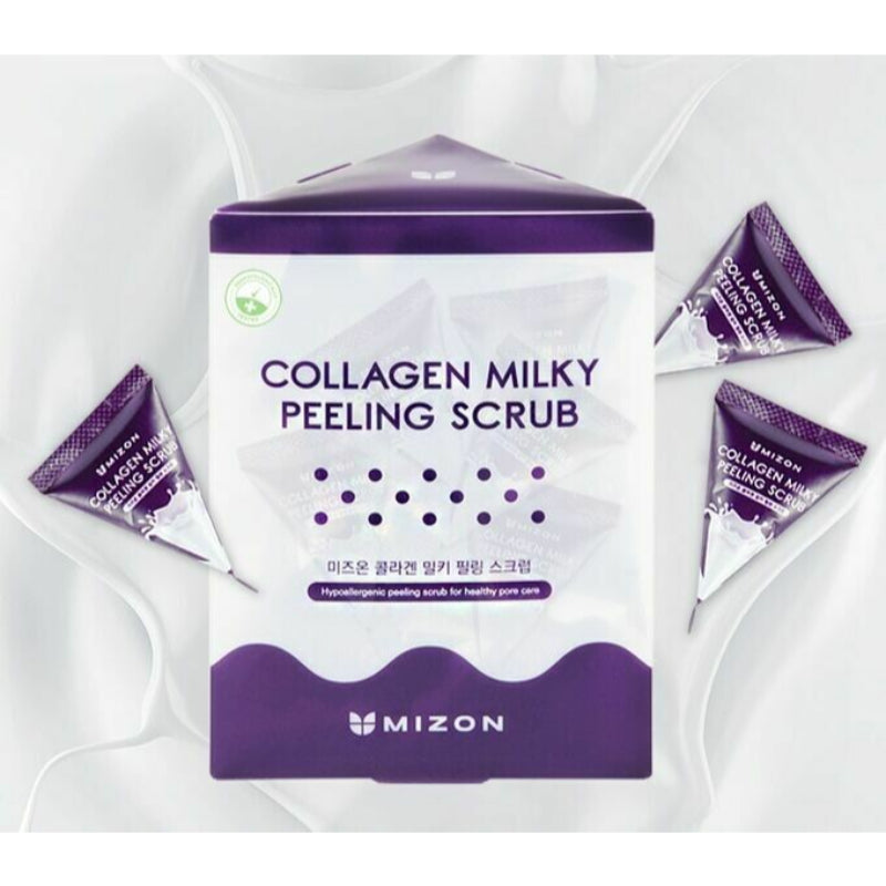 Mizon Collagen Milky Peeling Scrub - Korean-Skincare