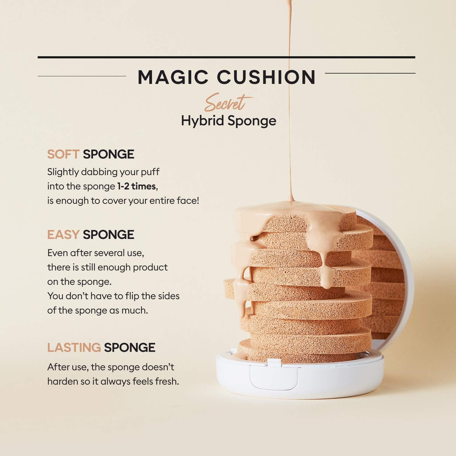 Missha Magic Cushion Cover Lasting #21 SPF50+/PA+++ - Korean-Skincare