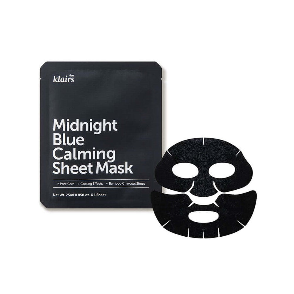 Klairs Midnight Blue Calming Sheet Mask - Korean-Skincare