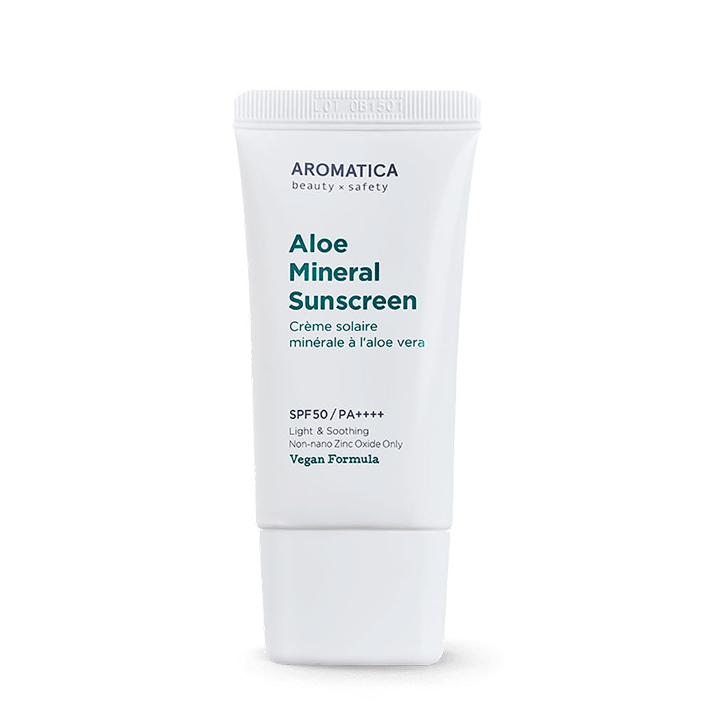 Aromatica Soothing Aloe Mineral Sunscreen SPF50+/PA++++ - Korean-Skincare