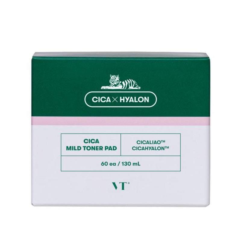 VT Cosmetics Cica Mild Toner Pad - Korean-Skincare