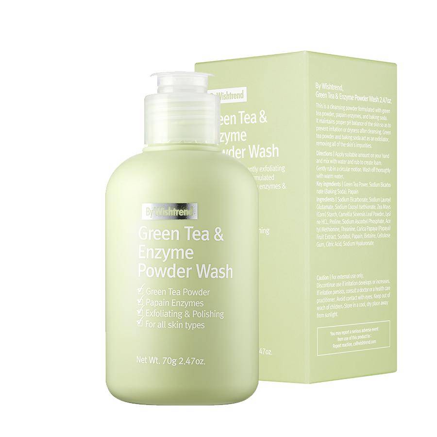 By Wishtrend Green Tea & Enzyme Powder Wash - Korean-Skincare