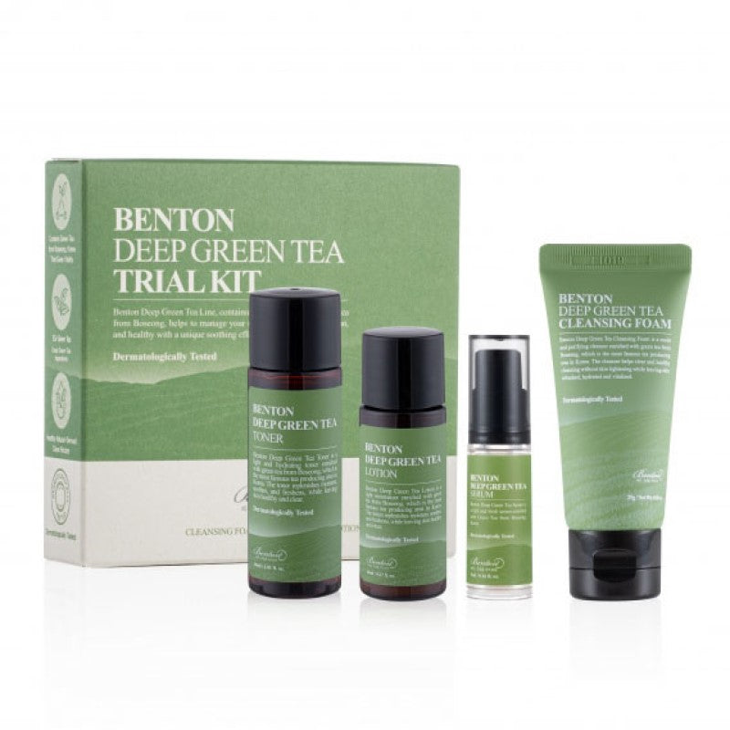 Benton Green Tea Deluxe 4 type Kit - Korean-Skincare