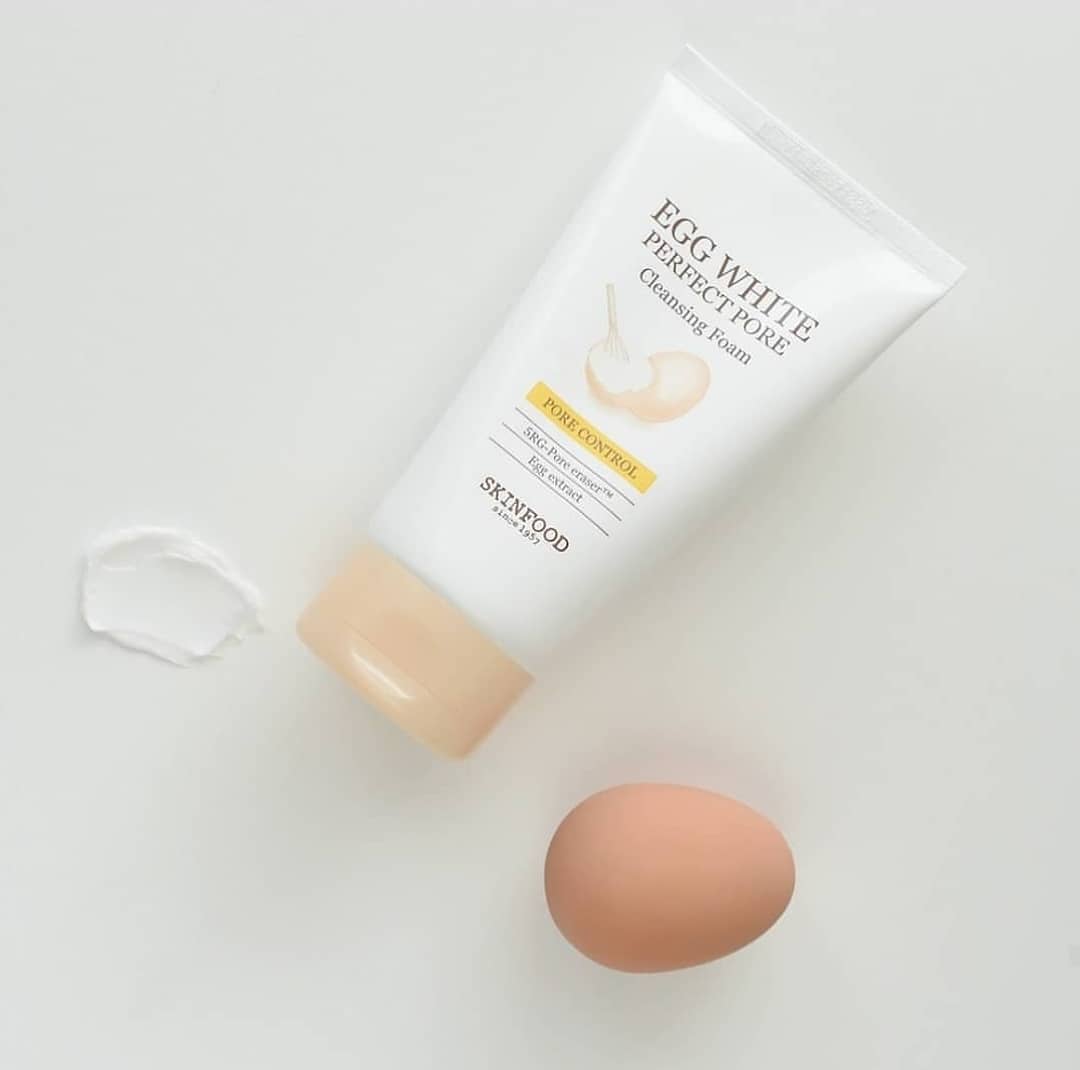 Skinfood Egg White Perfect Pore Cleansing Foam - Korean-Skincare
